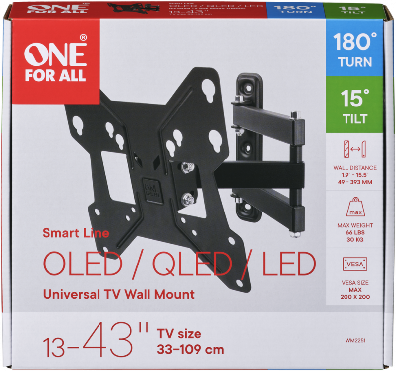 OFA NOSAČ ZA LCD/LED 13-43" WM2251 - Slika 3