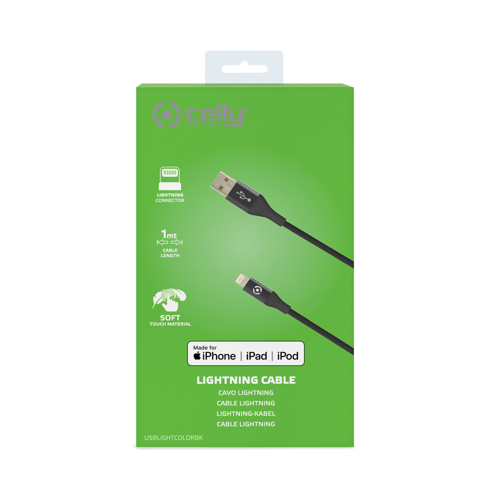 CELLY KABEL USB-A U USB-C 15 W CRNI - Slika 2