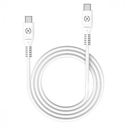 CELLY KABEL USB-C U USB-C 60 W BIJELI