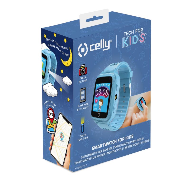 CELLY SMARTWATCH KIDS GPS PLAVI - Slika 10