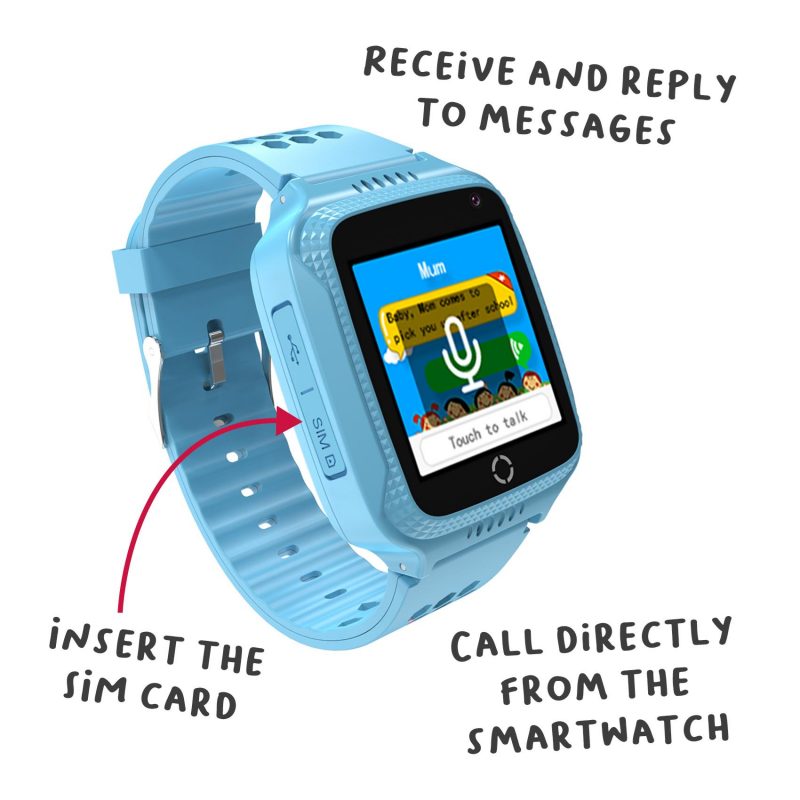CELLY SMARTWATCH KIDS GPS PLAVI - Slika 5