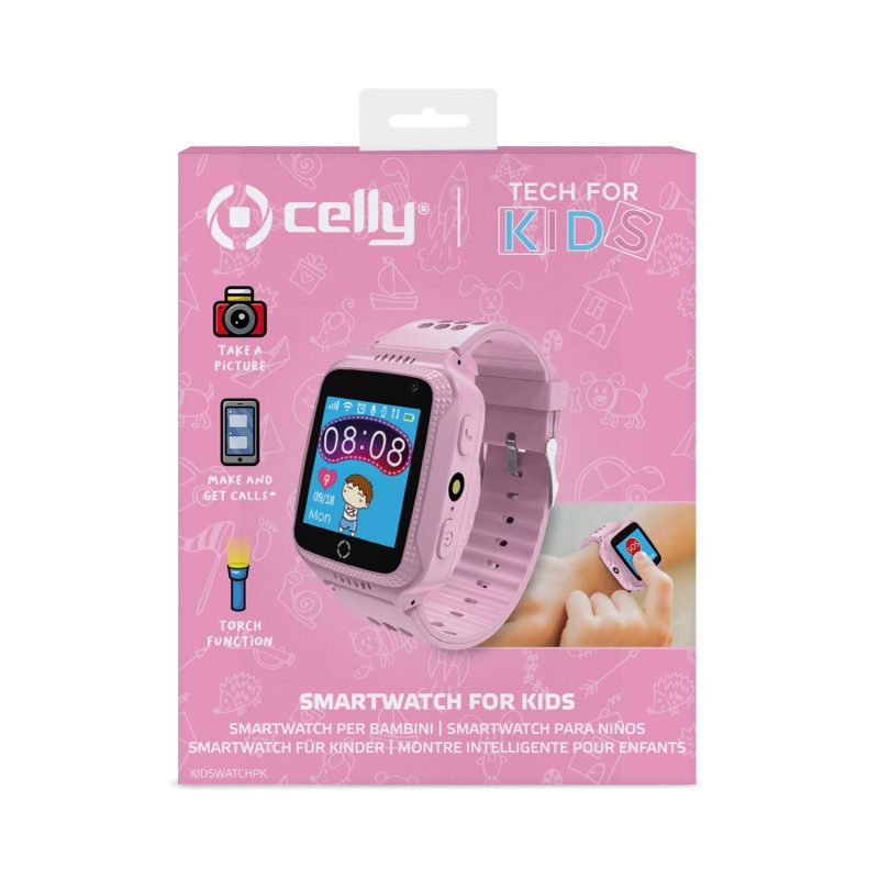 CELLY SMARTWATCH KIDS GPS PINK - Slika 9