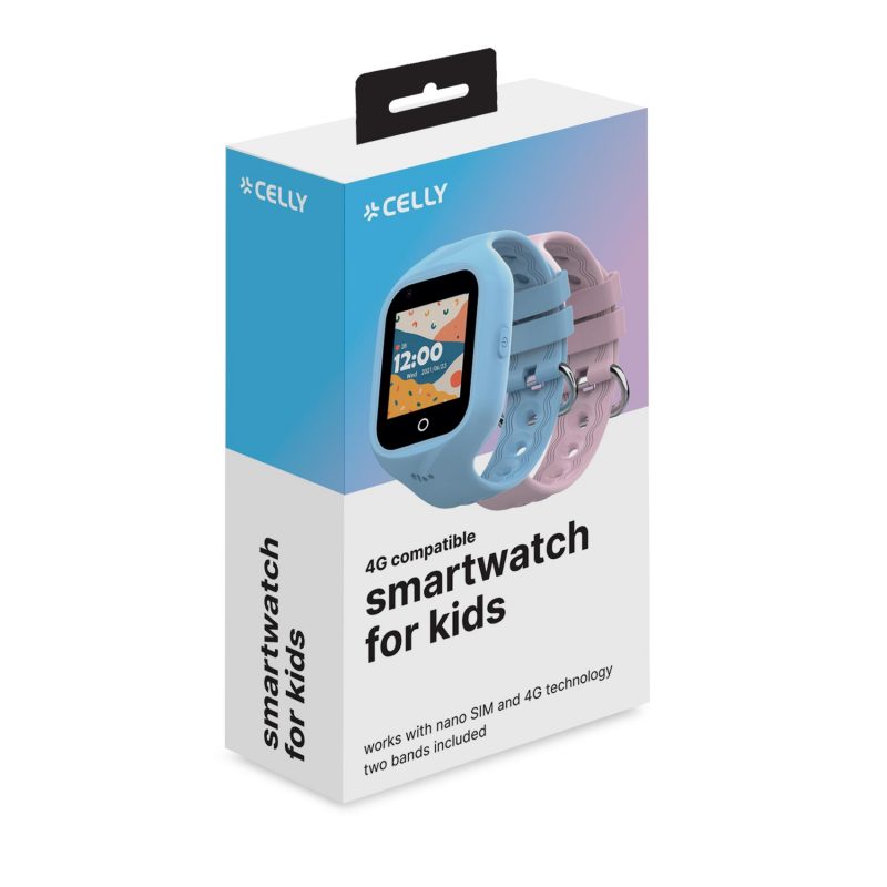CELLY SMARTWATCH KIDS GPS 4G PLAVI/PINK - Slika 7
