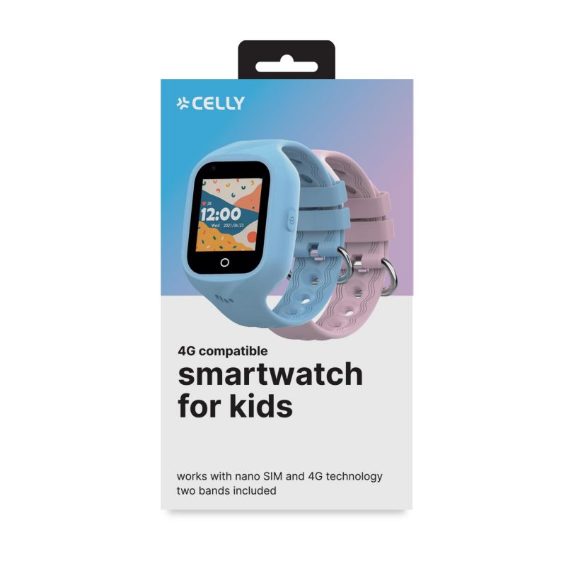 CELLY SMARTWATCH KIDS GPS 4G PLAVI/PINK - Slika 6