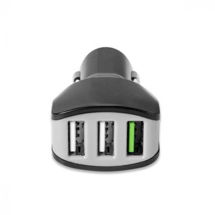 CELLY TURBO AUTO PUNJAČ 3 USB 4.4 A/22 W CRNI