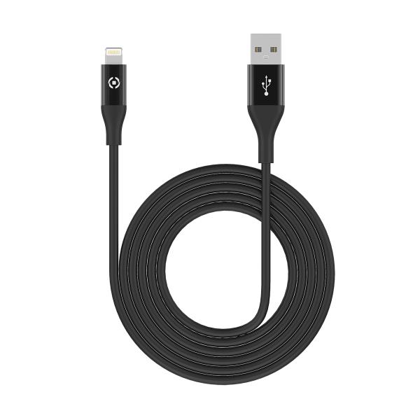 CELLY KABEL USB-A U USB-C 15 W CRNI - Slika 3
