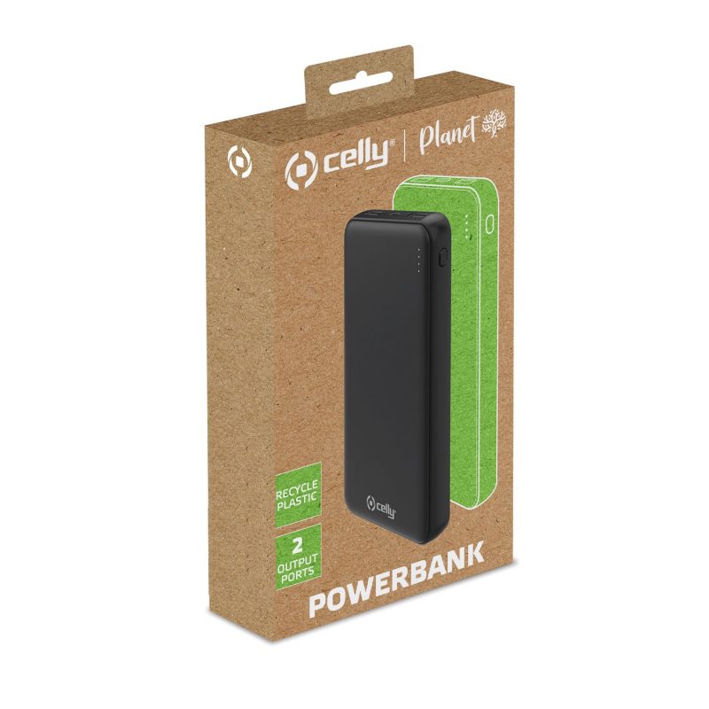 CELLY POWERBANK 10000 MAH GPRS CRNI PLANET COLLECTION - Slika 3