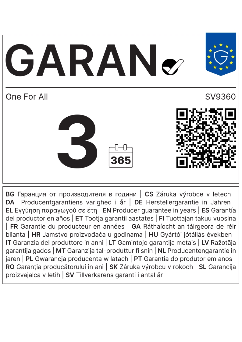 OFA ANTENA SOBNA DVBT SV9360 5G - Slika 2