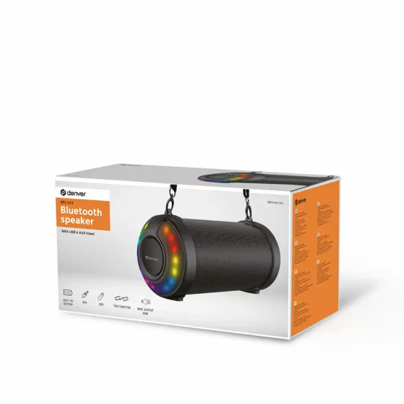 DENVER PRIJENOSNI BLUETOOTH ZVUČNIK BTG-212 - Slika 6