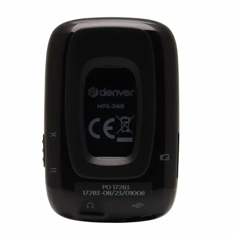 DENVER MP3 PLAYER MPS-316 CRNI - Slika 3