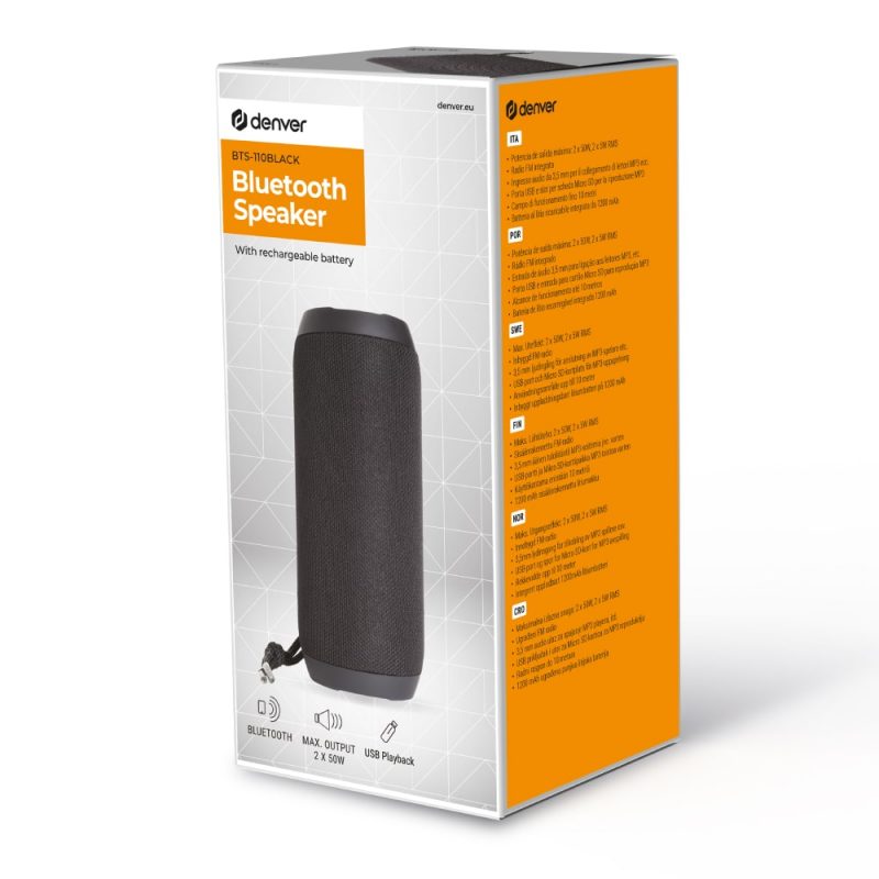 DENVER BLUETOOTH ZVUČNIK BTV-150 CRNI - Slika 6