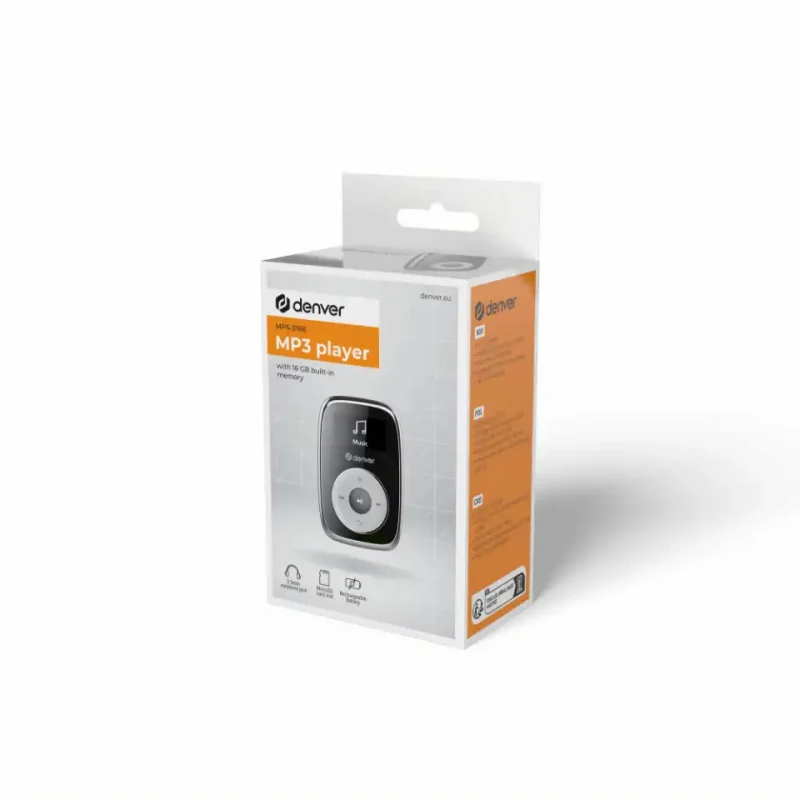DENVER MP3 PLAYER MPS-316 CRNI - Slika 6