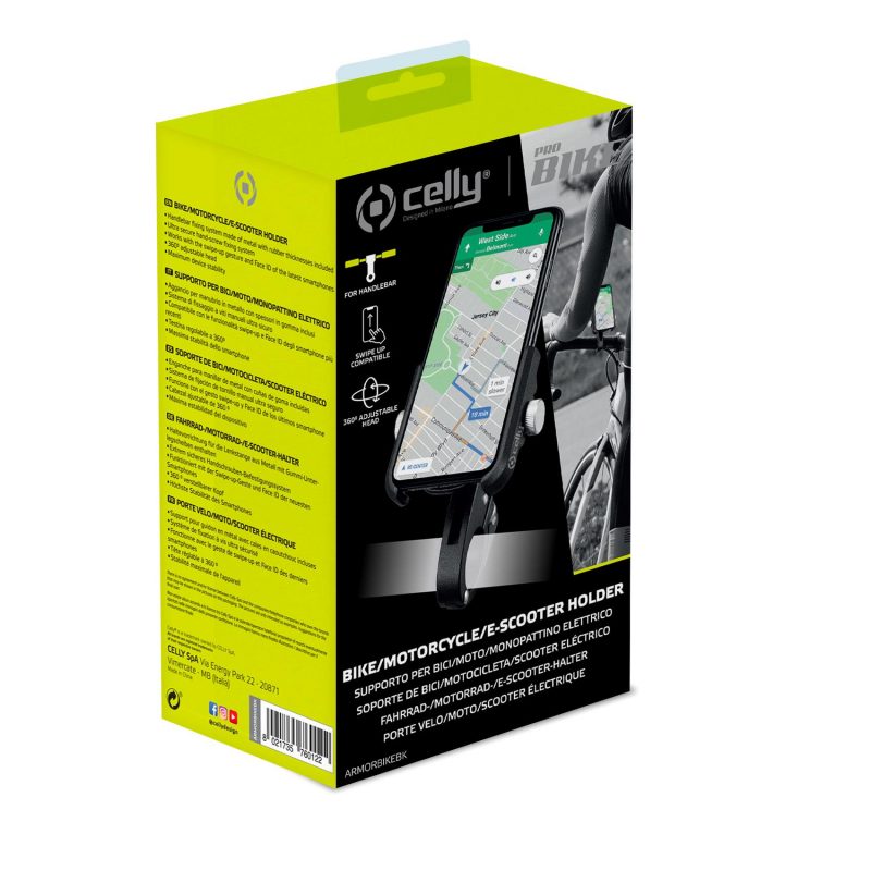 CELLY ARMORBIKE SMARTPHONE DRŽAČ ZA BICIKL CRNI - Slika 5