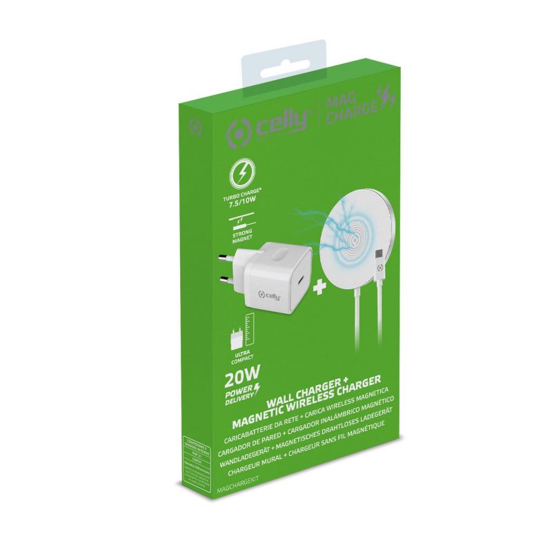 CELLY PUNJAČ MAGSAFE KIT 20 W + MAGSAFE MAGNETSKI BEŽIČNI PUNJAČ - Slika 3