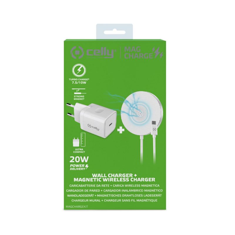 CELLY PUNJAČ MAGSAFE KIT 20 W + MAGSAFE MAGNETSKI BEŽIČNI PUNJAČ - Slika 4