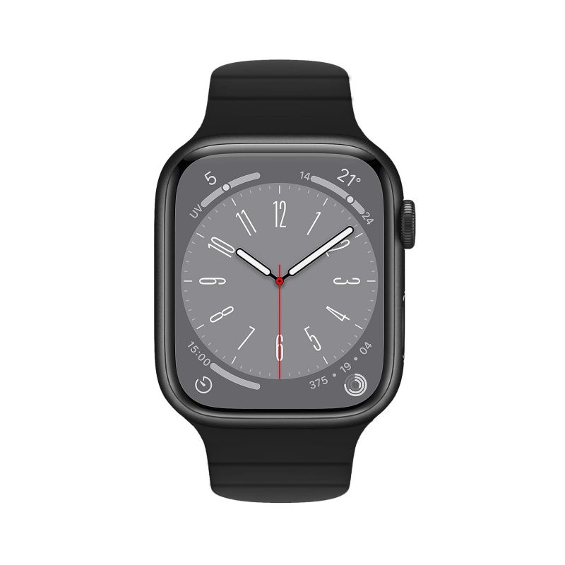 CELLY MAGNETNA NARUKVICA ZA APPLE WATCH 42/44/45 MM CRNA NARANČASTA - Slika 2