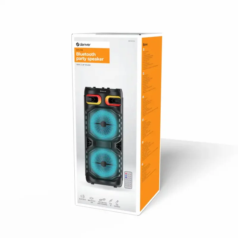 DENVER BLUETOOTH PARTY ZVUČNIK BPS-355 - Slika 5