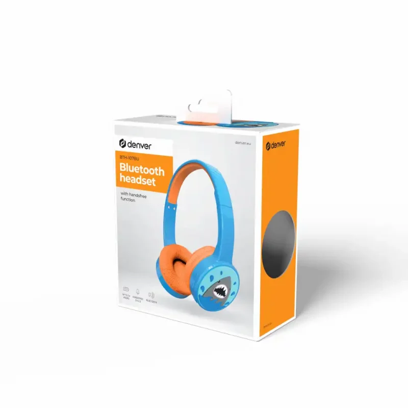 DENVER KIDS BLUETOOTH SLUŠALICE BTH-107 PLAVE - Slika 6