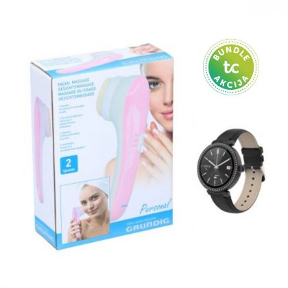 DENVER SMARTWATCH SWC-342 CRNI + GRUNDIG MASAŽER ZA LICE