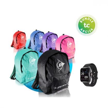 DENVER SMARTWATCH SWC-156 CRNI + DUNLOP RUKSAK 42 X 31 X 14 CM