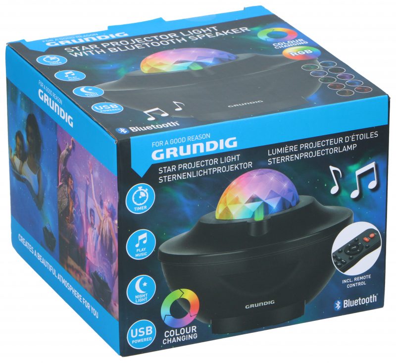 GRUNDIG BLUETOOTH ZVUČNIK S PROJEKCIJOM ZVIJEZDA - Slika 3