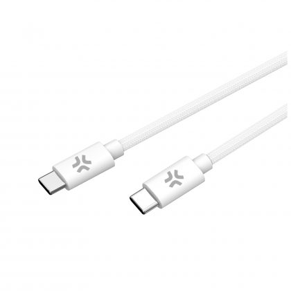 CELLY KABEL USB-C U USB-C BIJELI