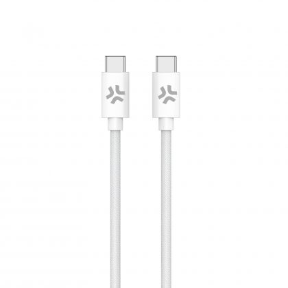 CELLY KABEL USB-C U USB-C BIJELI
