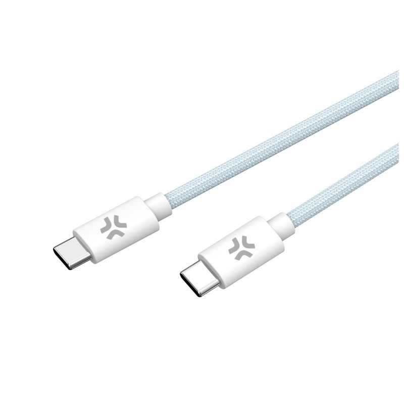 CELLY KABEL USB-C U USB-C SVJETLO PLAVI - Slika 2