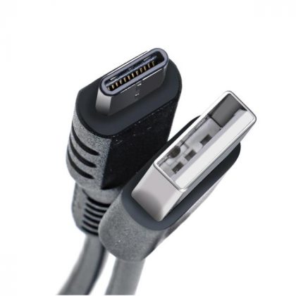 CELLY KABEL USB-C USB-A U USB-C 15 W CRNI