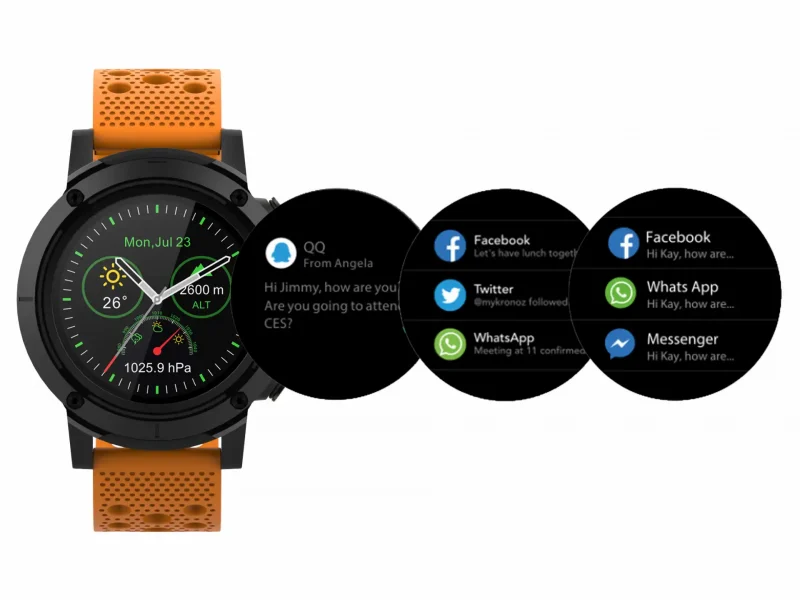 DENVER FITNESS SMARTWATCH SW-510 NARANČASTI - Slika 6