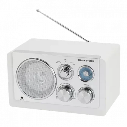 DENVER AM/FM RADIO TR-63 BIJELI