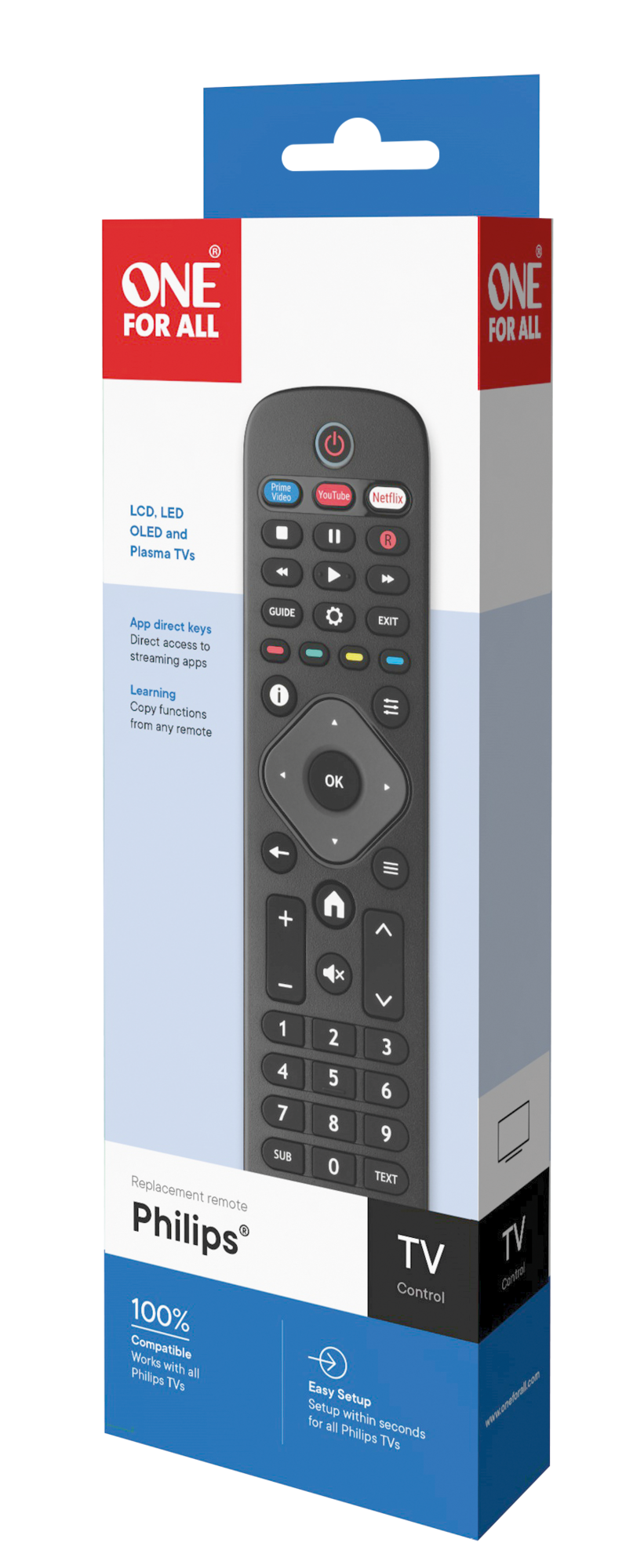 OFA ZAMJENSKI DALJINSKI ZA PHILIPS TV URC1913 / URC4913 - Slika 11