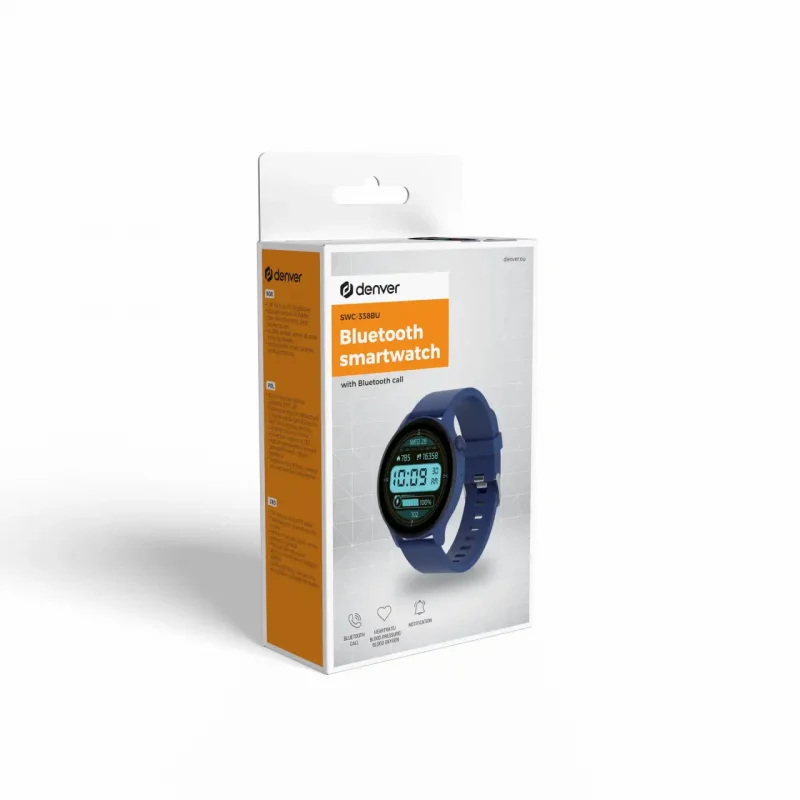 DENVER SMARTWATCH SWC-338 TAMNO PLAVI - Slika 15