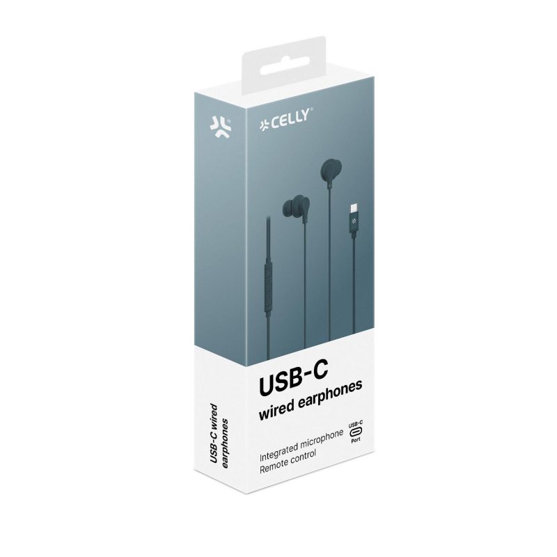 CELLY SLUŠALICE USB-C PLAVE - Slika 4