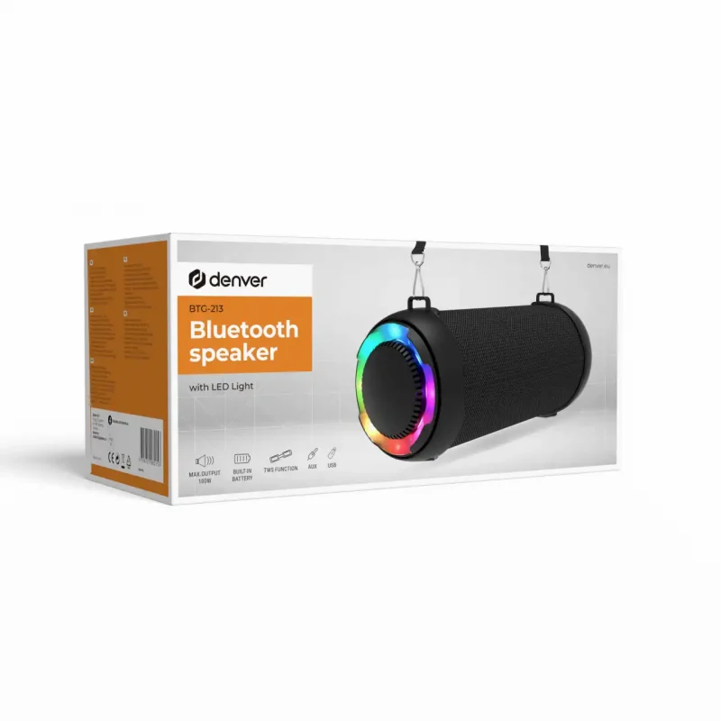 DENVER PRIJENOSNI BLUETOOTH ZVUČNIK BTG-213 CRNI - Slika 6