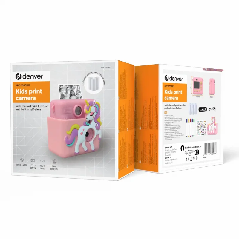 DENVER KIDS PRINT KAMERA KPC-1363 PINK - Slika 8