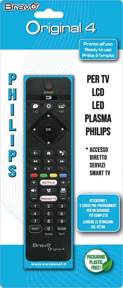 BRAVO ZAMJENSKI DALJINSKI ZA PHILIPS TV