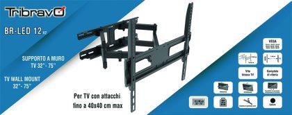 BRAVO TV NOSAČ ZGLOBNI 32"75" LED 12