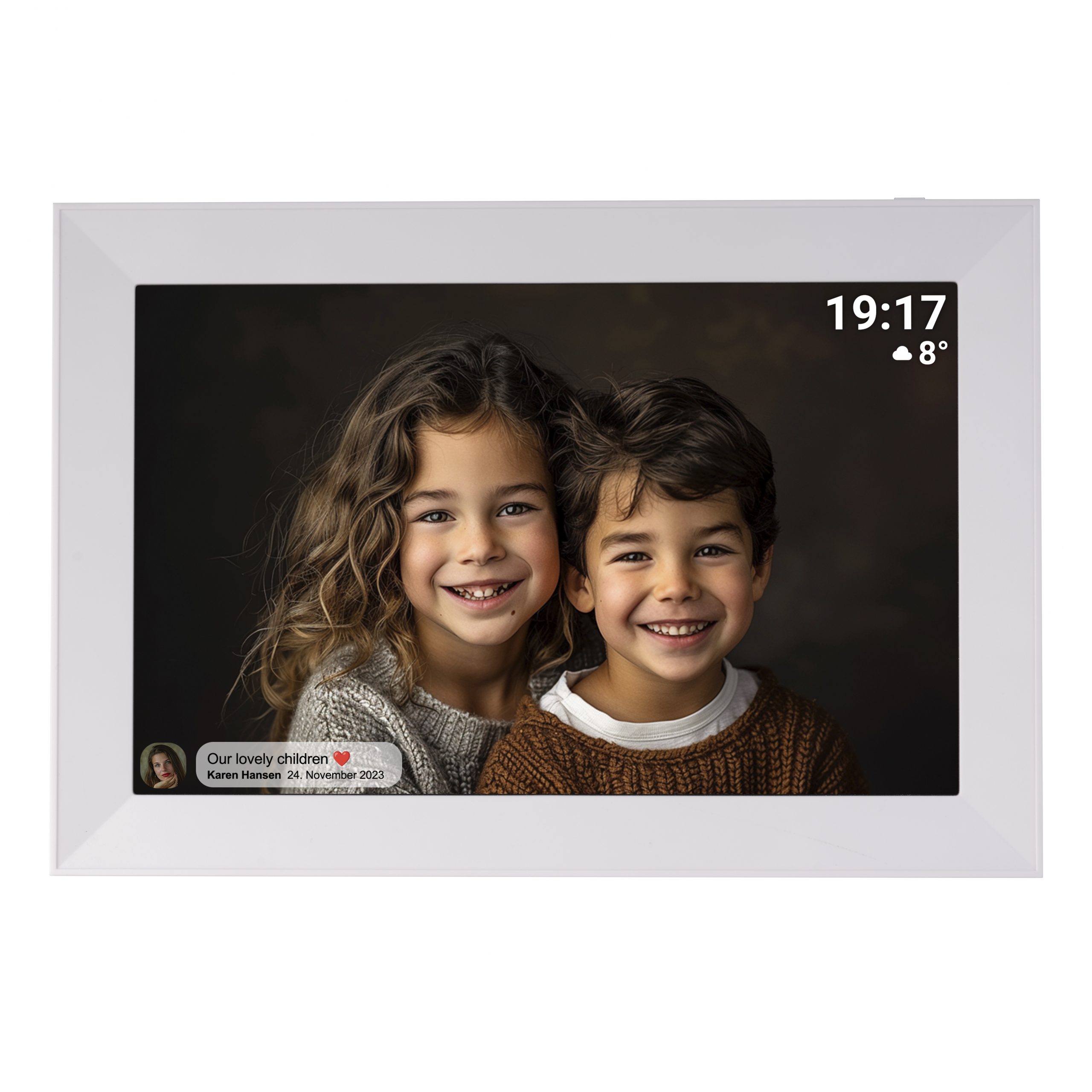 DENVER DIGITALNI FOTO OKVIR PFF-1012 BIJELI - Slika 3