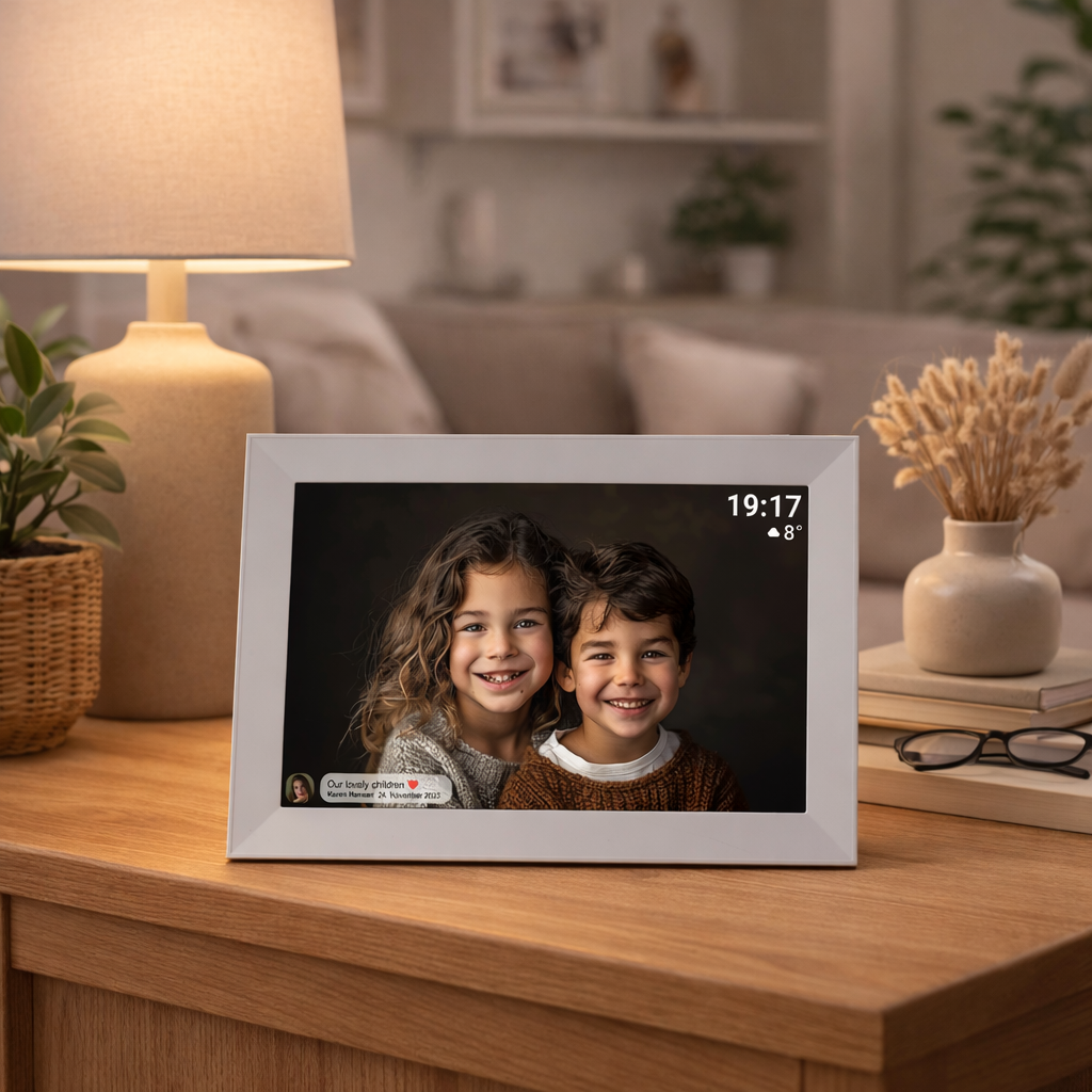 DENVER DIGITALNI FOTO OKVIR PFF-1012 BIJELI - Slika 7