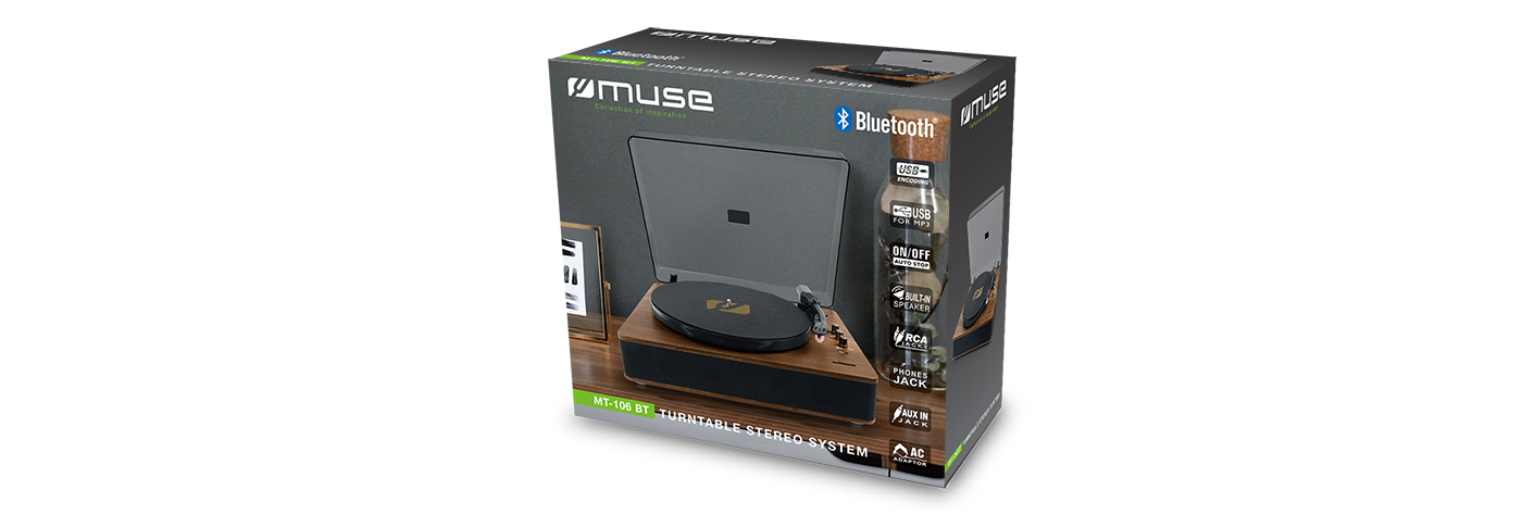 MUSE STEREO LINIJA S GRAMOFONOM MT-106 BT - Slika 6