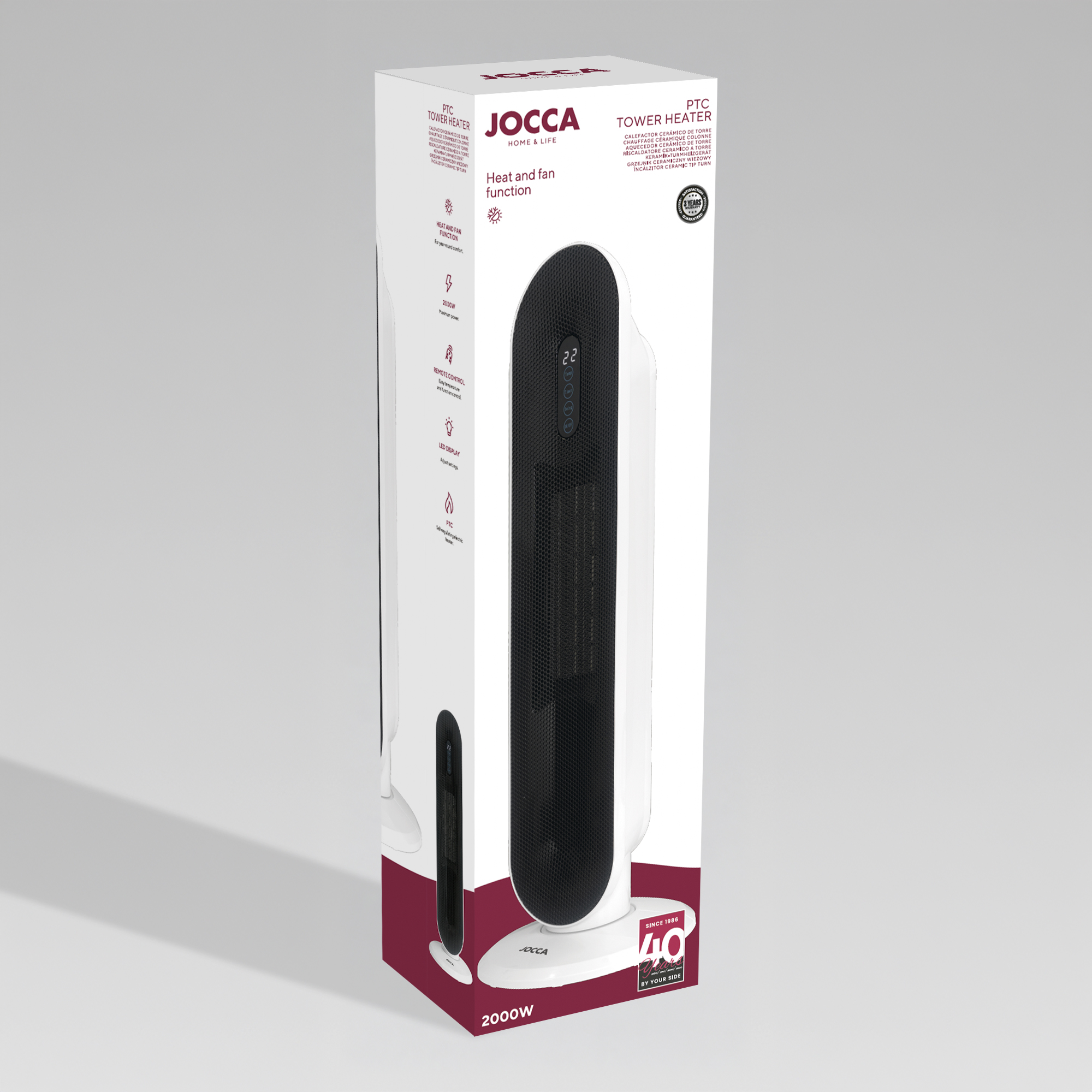 JOCCA STUPNI VENTILATOR 2000 W 2994 - Slika 10