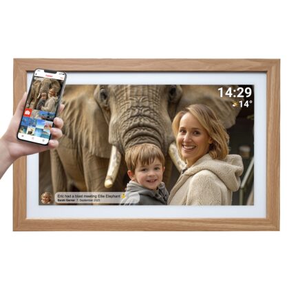 DENVER DIGITALNI FOTO OKVIR PFF-2162 LIGHT WOOD