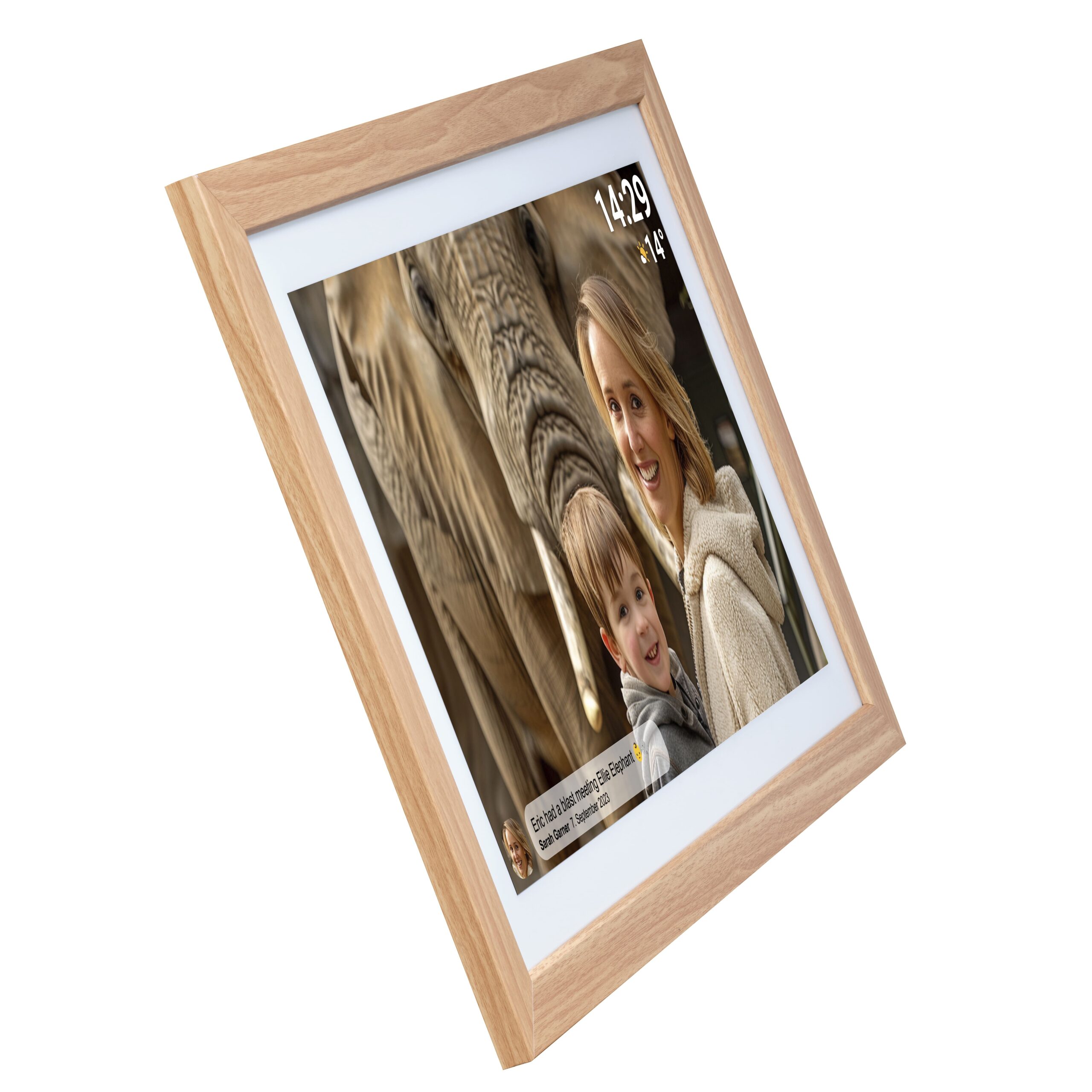 DENVER DIGITALNI FOTO OKVIR PFF-2162 LIGHT WOOD - Slika 4